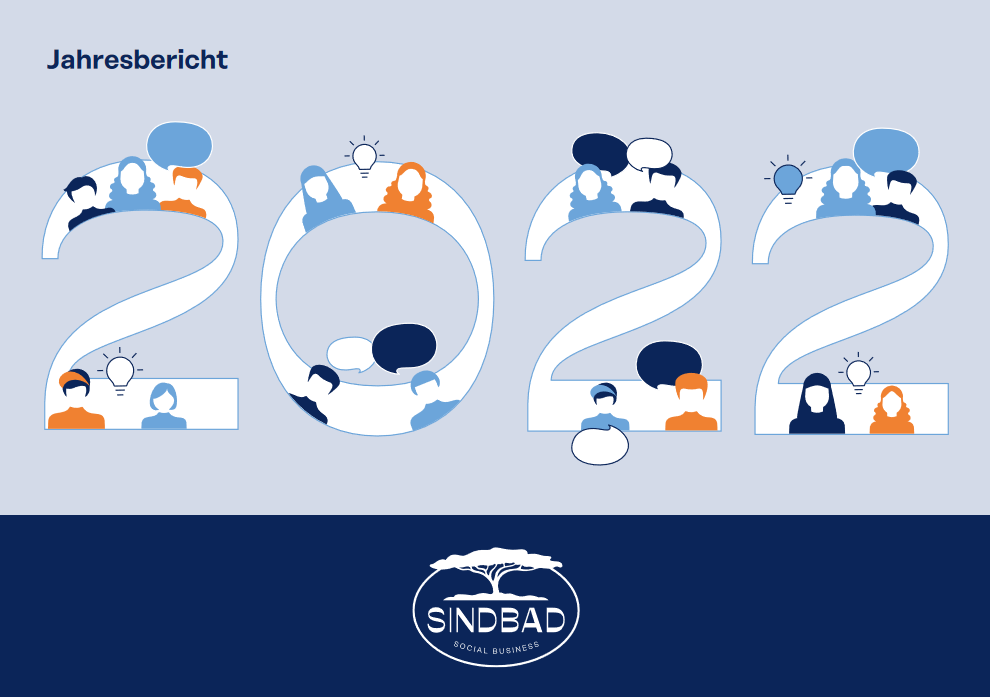 Das Titelbild des Sindbad Jahresberichts für 2022